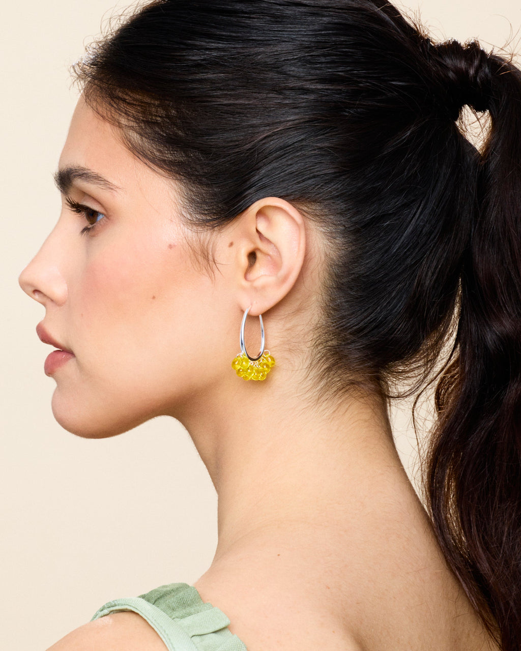 Banananess Earrings in Silver