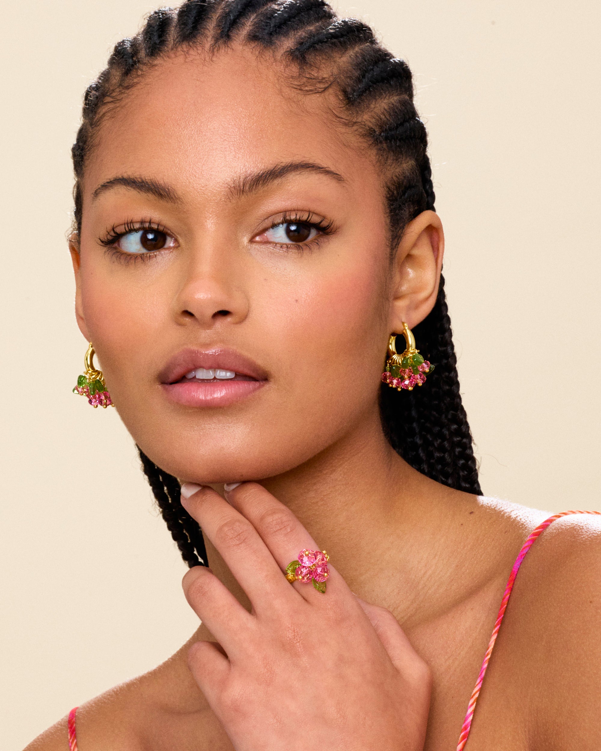 Mini Rose Fields Forever Earrings