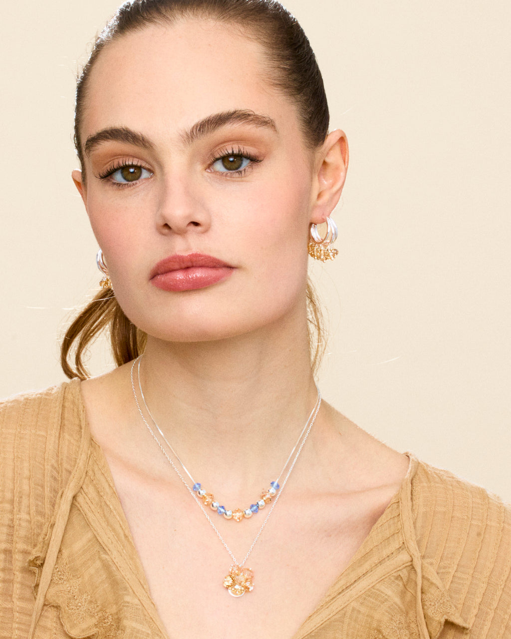 Moondust Necklace in Silver