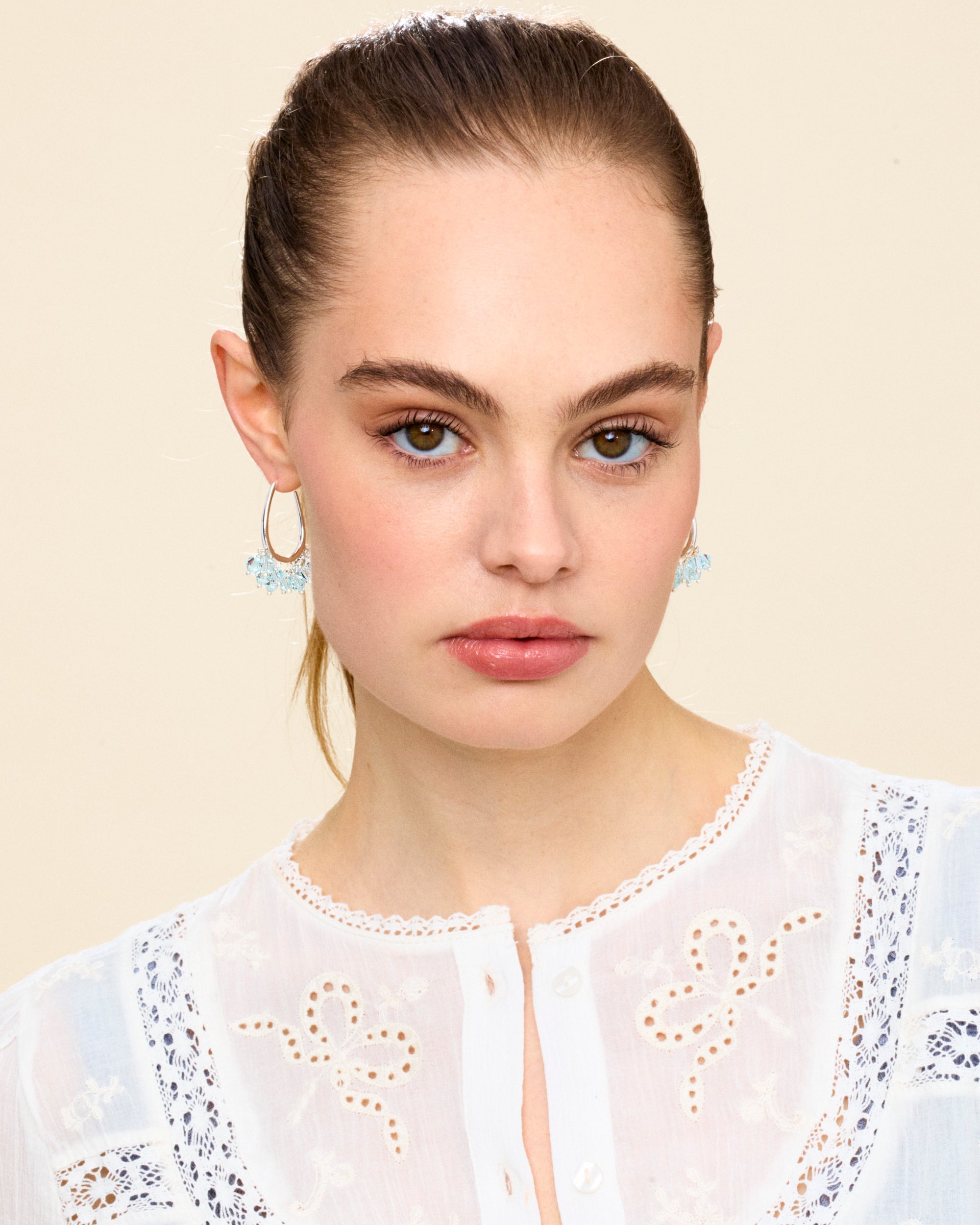 Cloud Couture Earrings in Silver