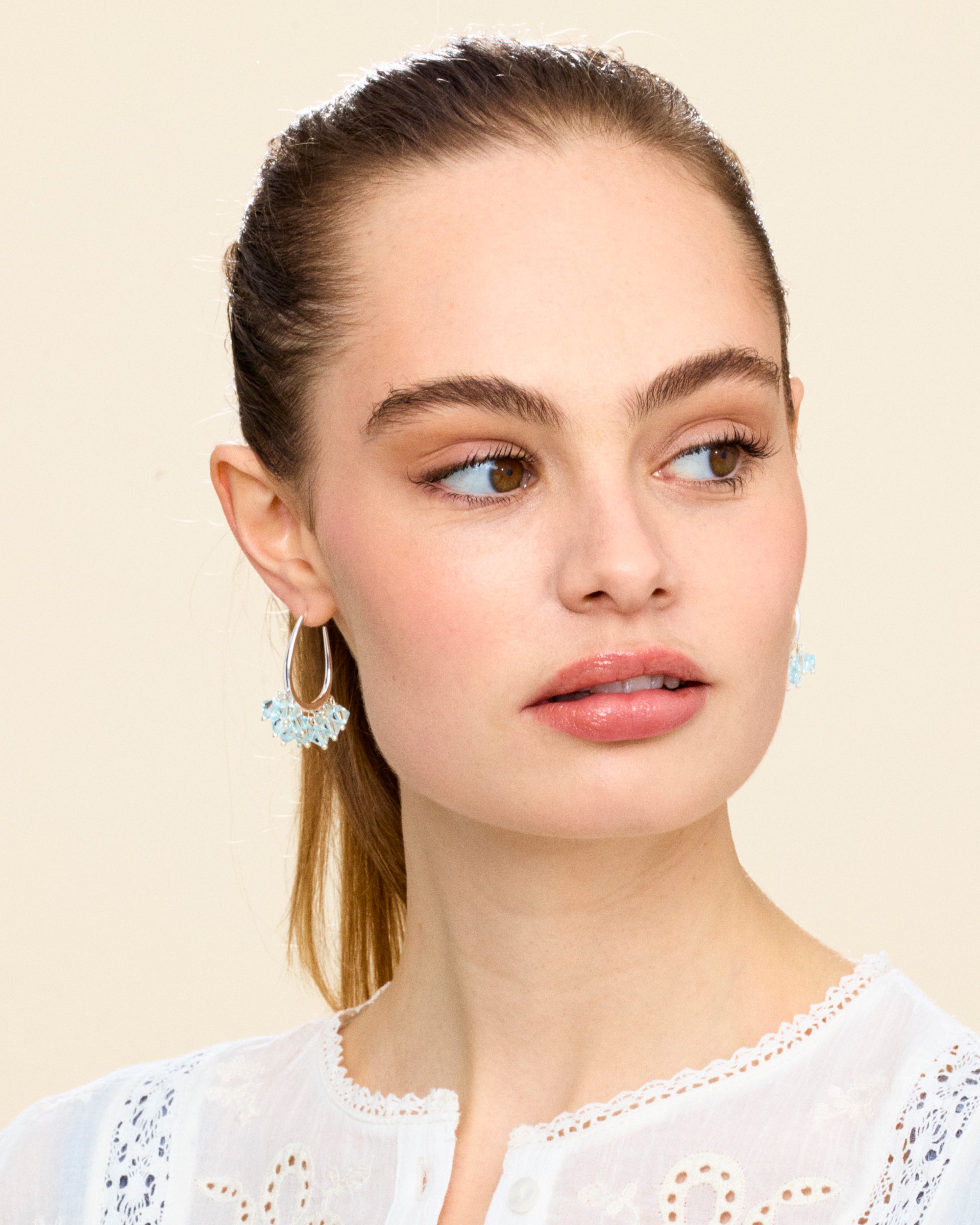 Cloud Couture Earrings in Silver