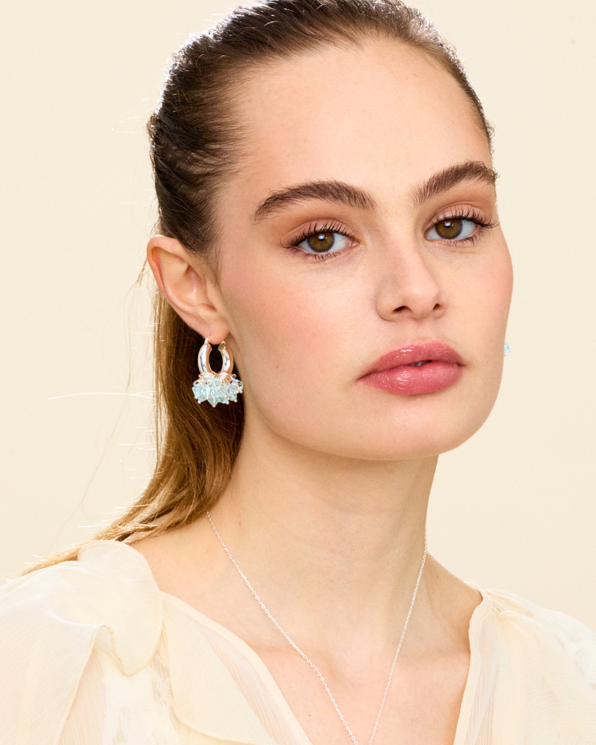 Ice Ice Baby Earrings in Silver