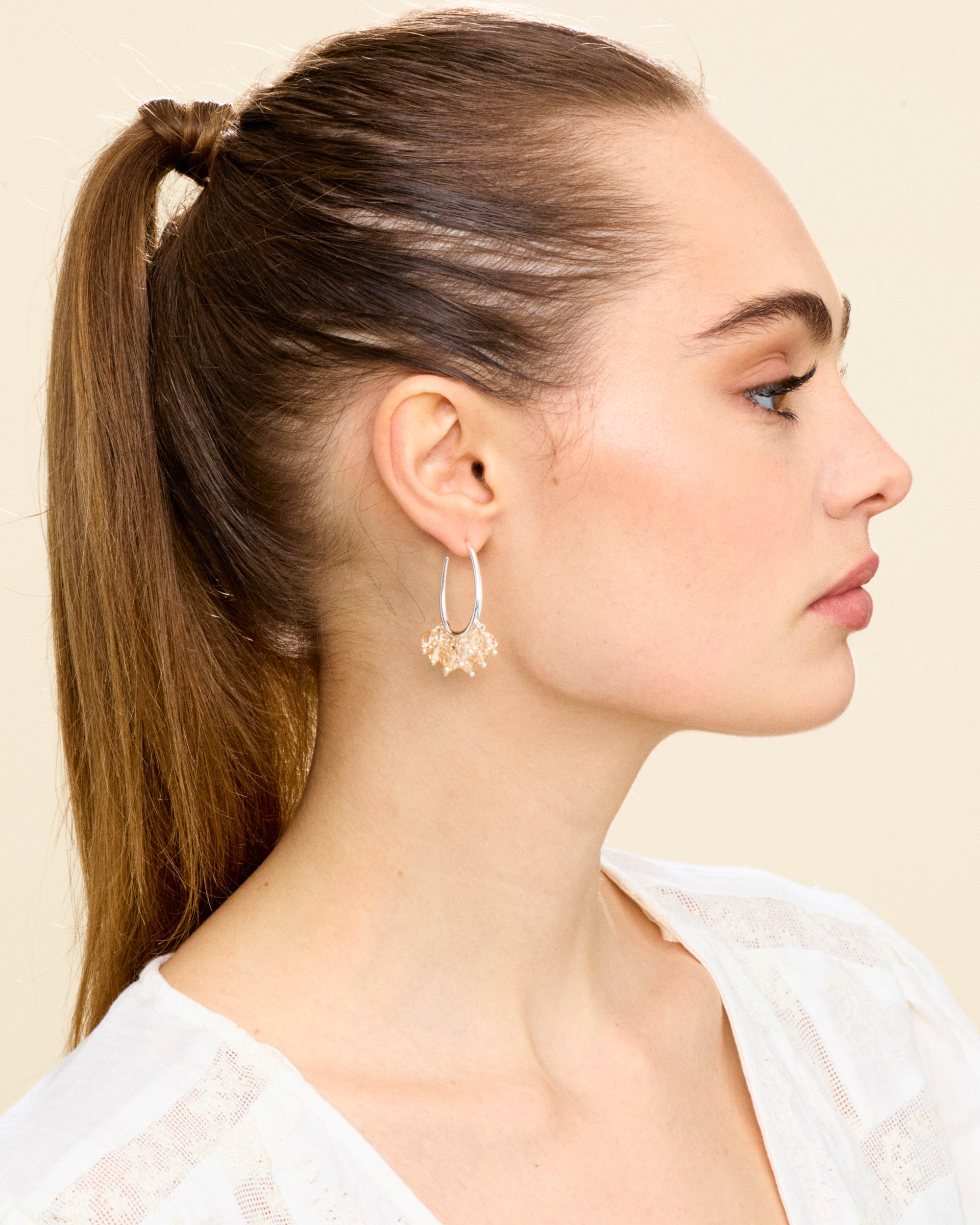 Vanilla Whip Earrings in Silver