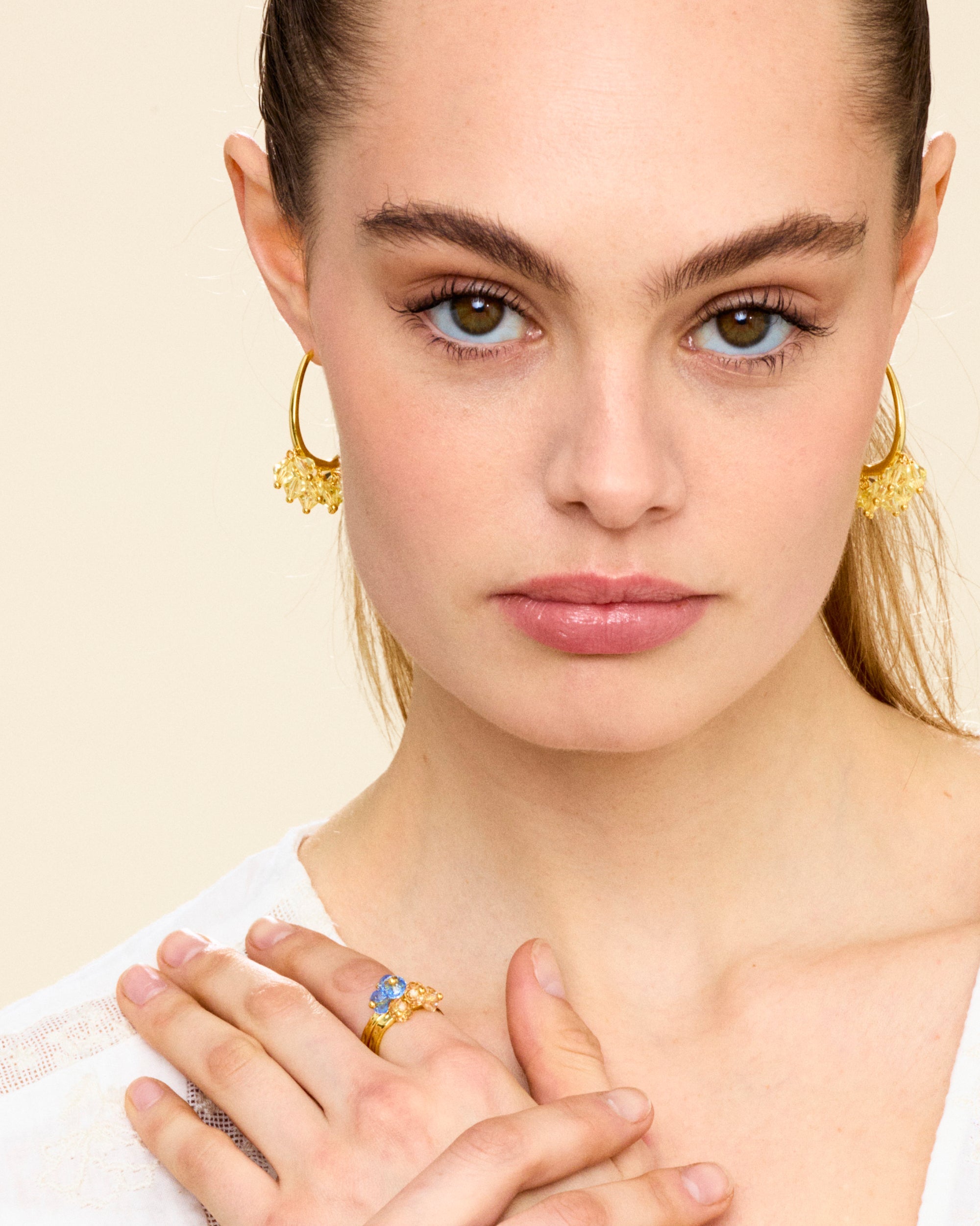 Honeydew Dew Earrings