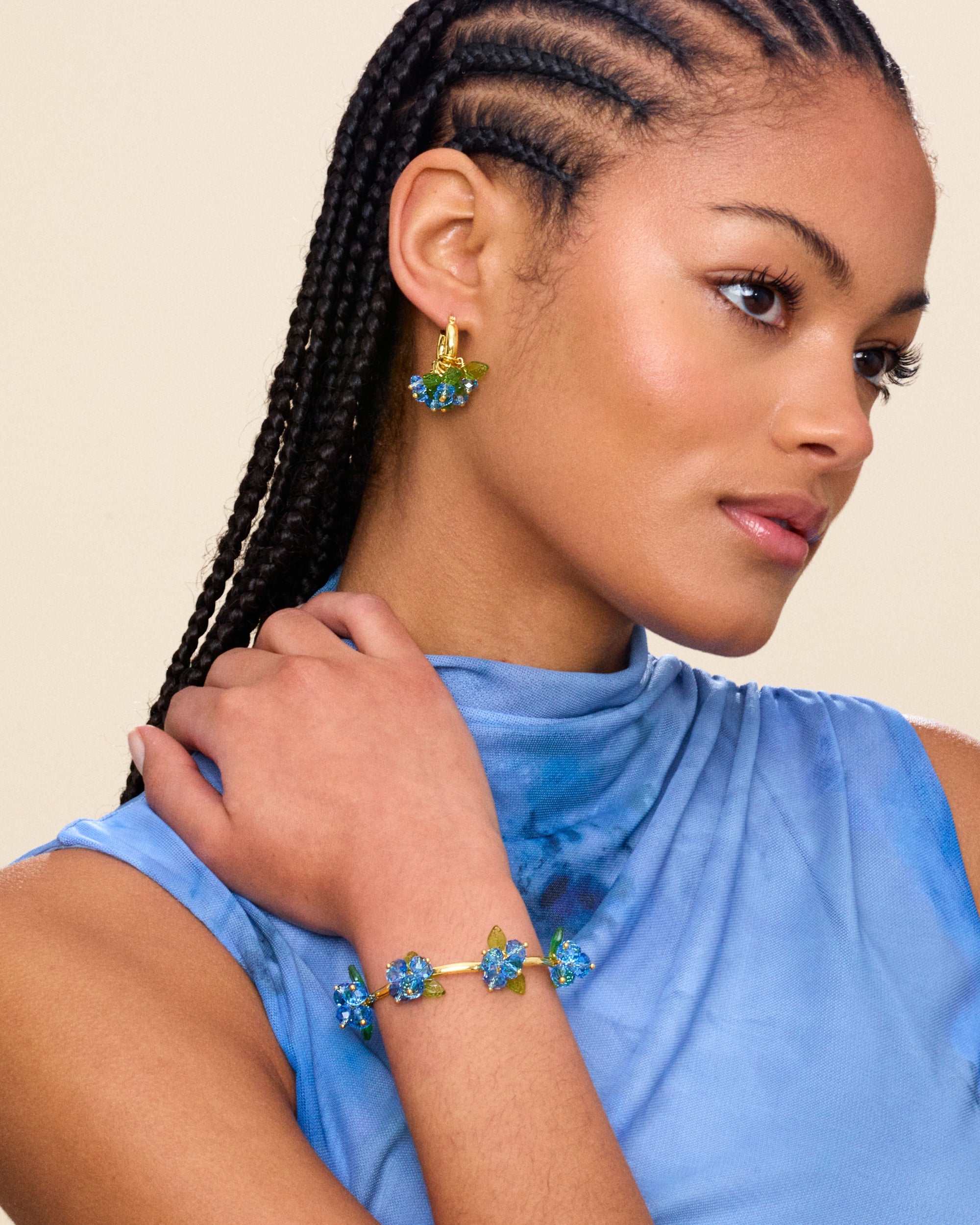 Mini Blueberry Fields Forever Earrings