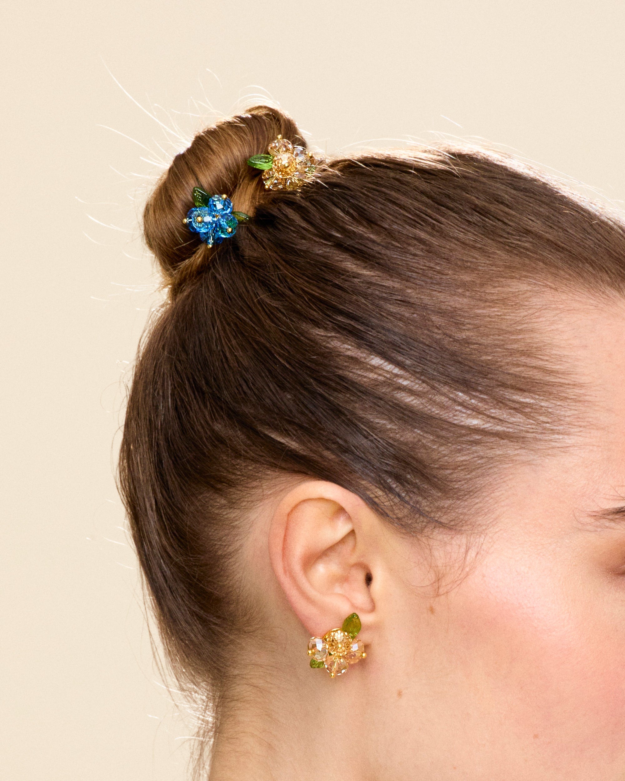 Blueberry Romance Hair Pin
