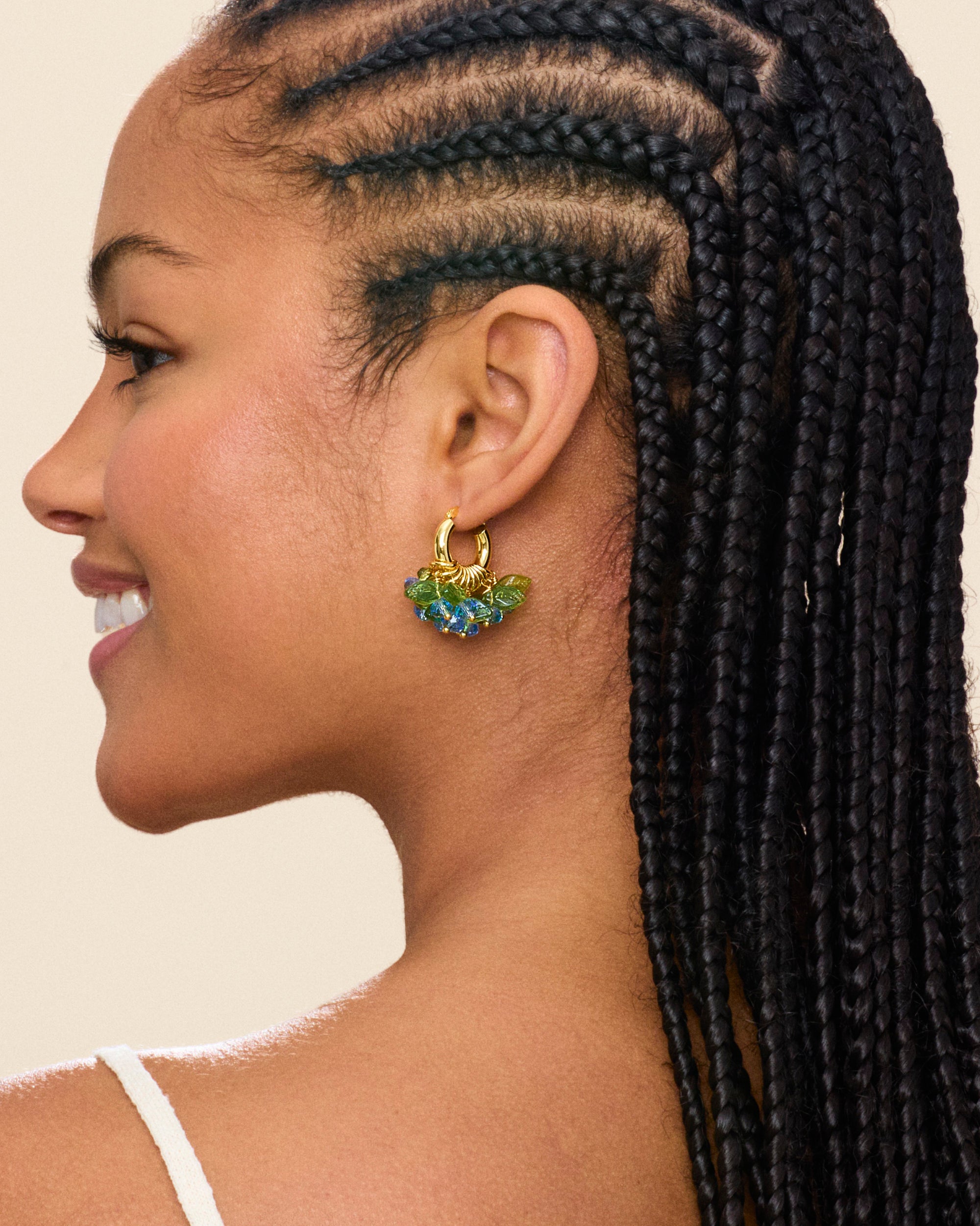 Mini Blueberry Fields Forever Earrings