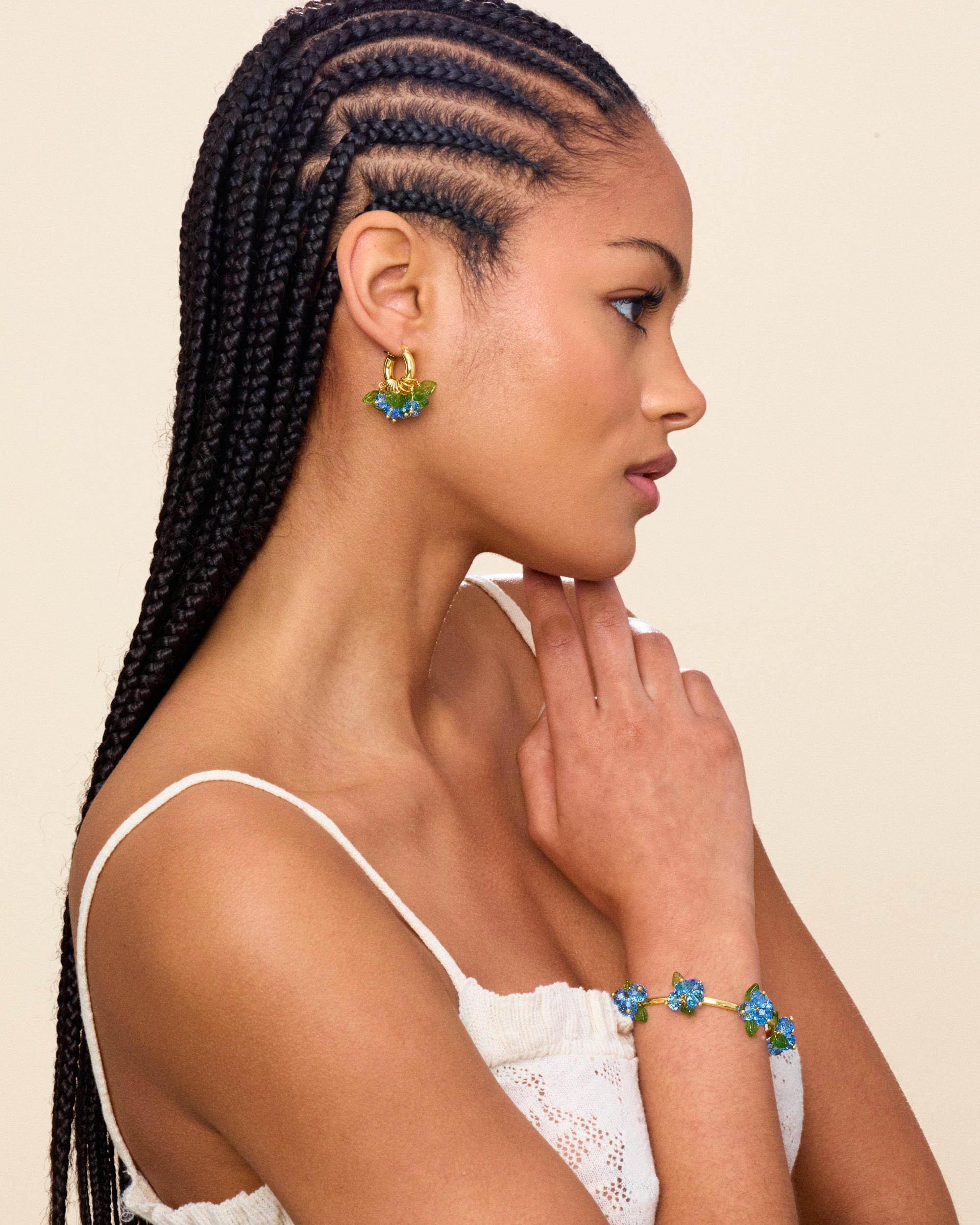 Mini Blueberry Fields Forever Earrings