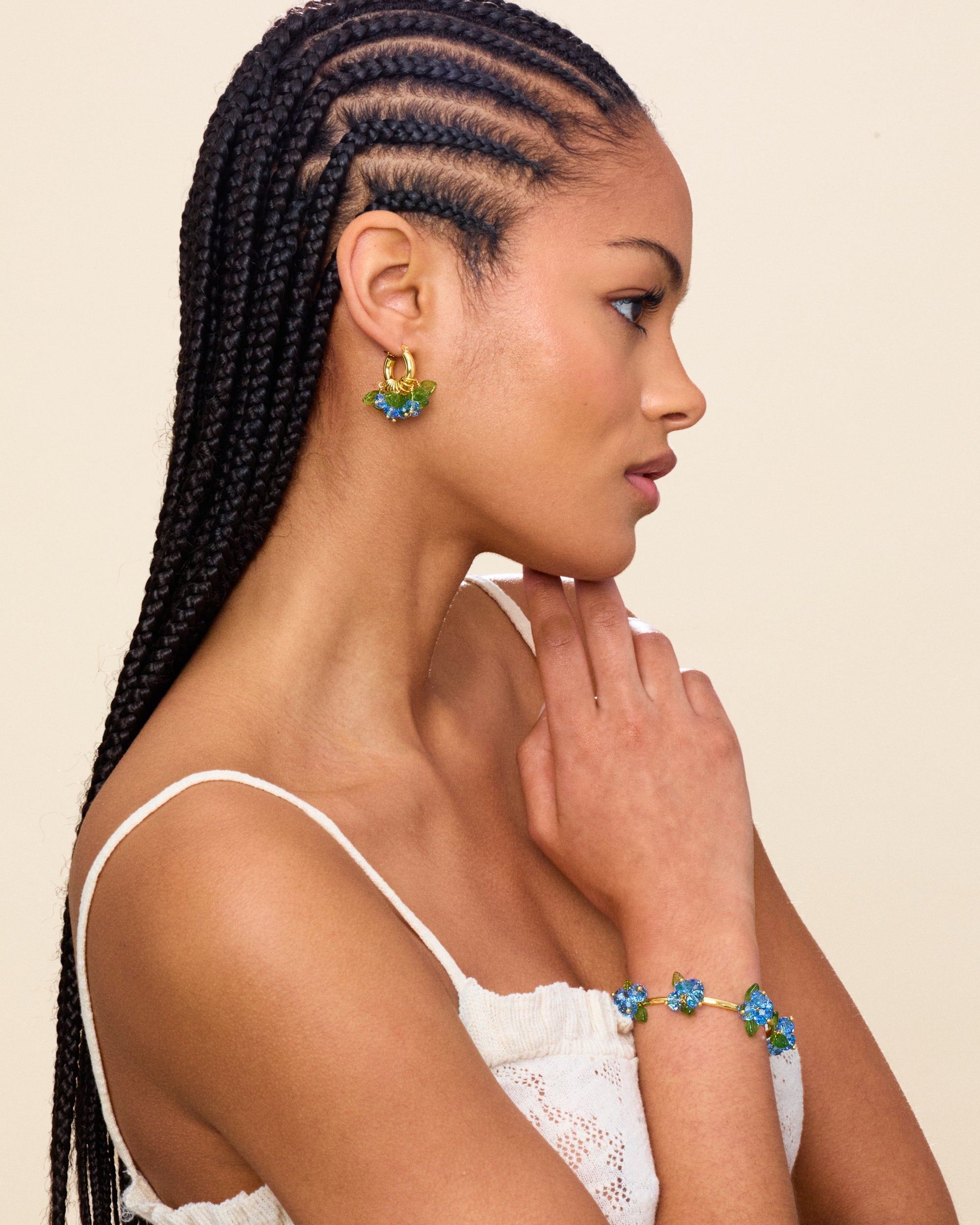 Mini Blueberry Fields Forever Earrings