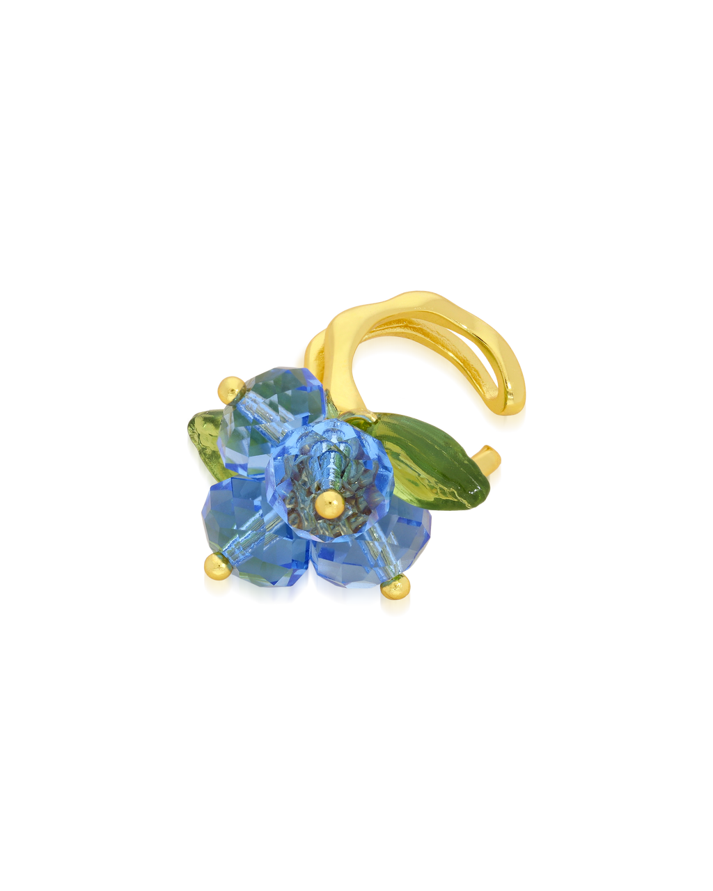 Blueberry Romance Earcuff