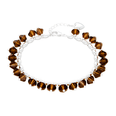 Choco Brownie Bracelet in Silver