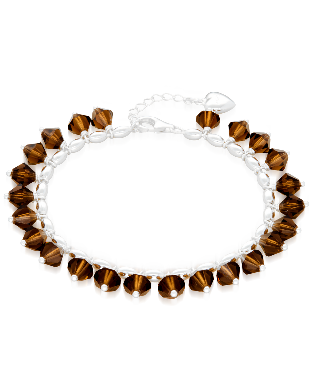 Choco Brownie Bracelet in Silver