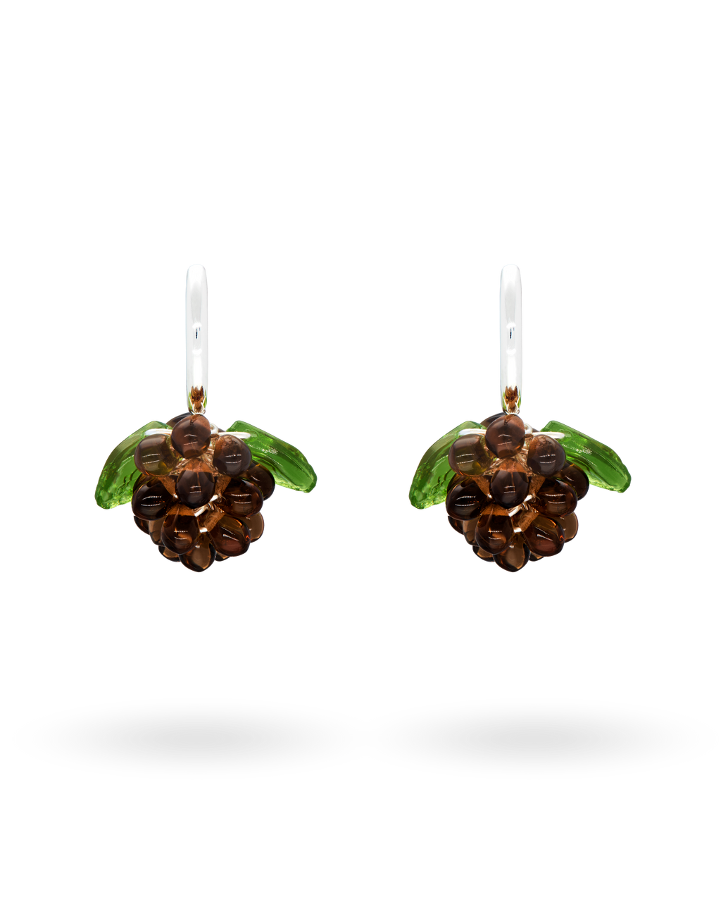 Mini Choco Jam Earrings in Silver