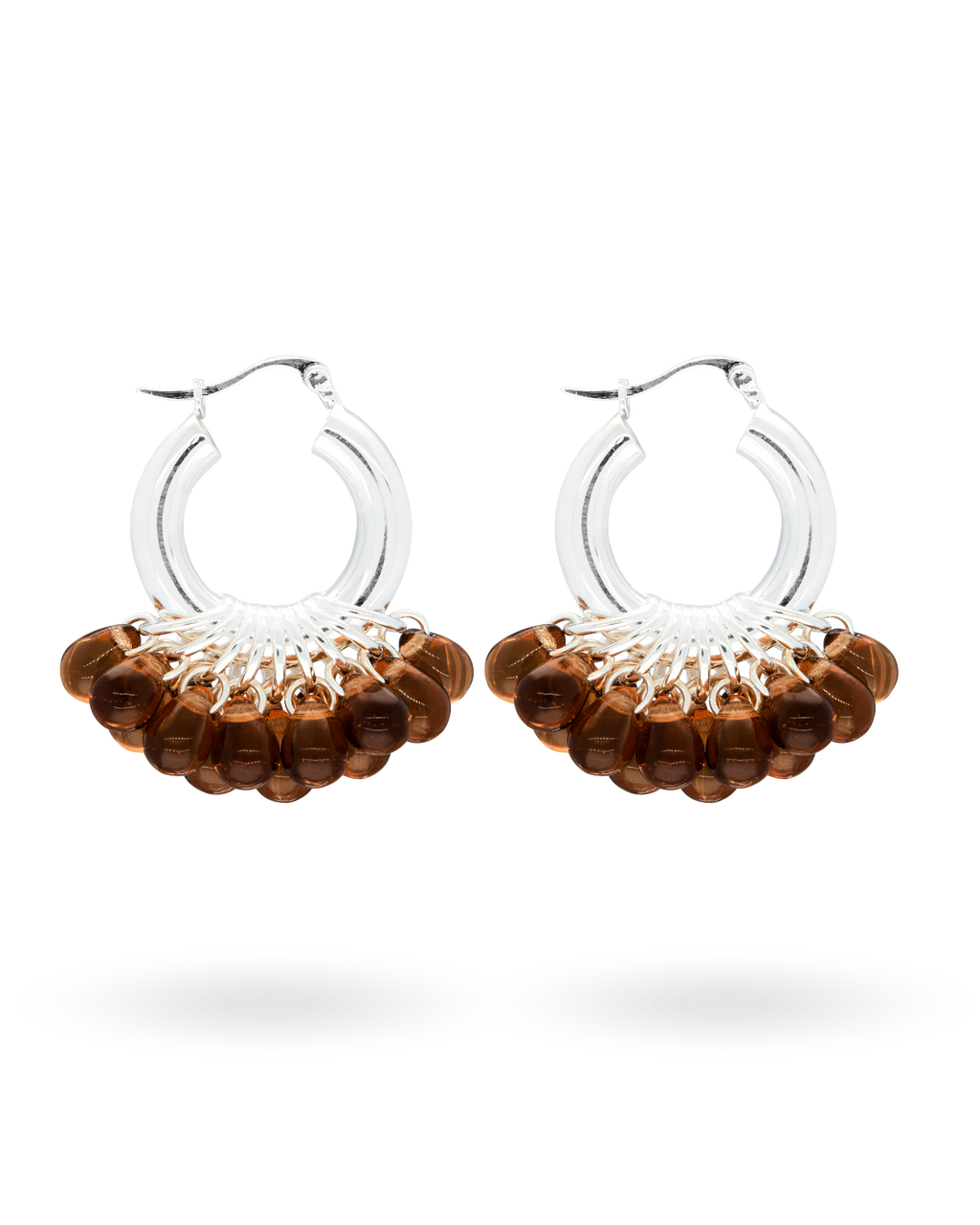 Choco Pops Earrings in Silver
