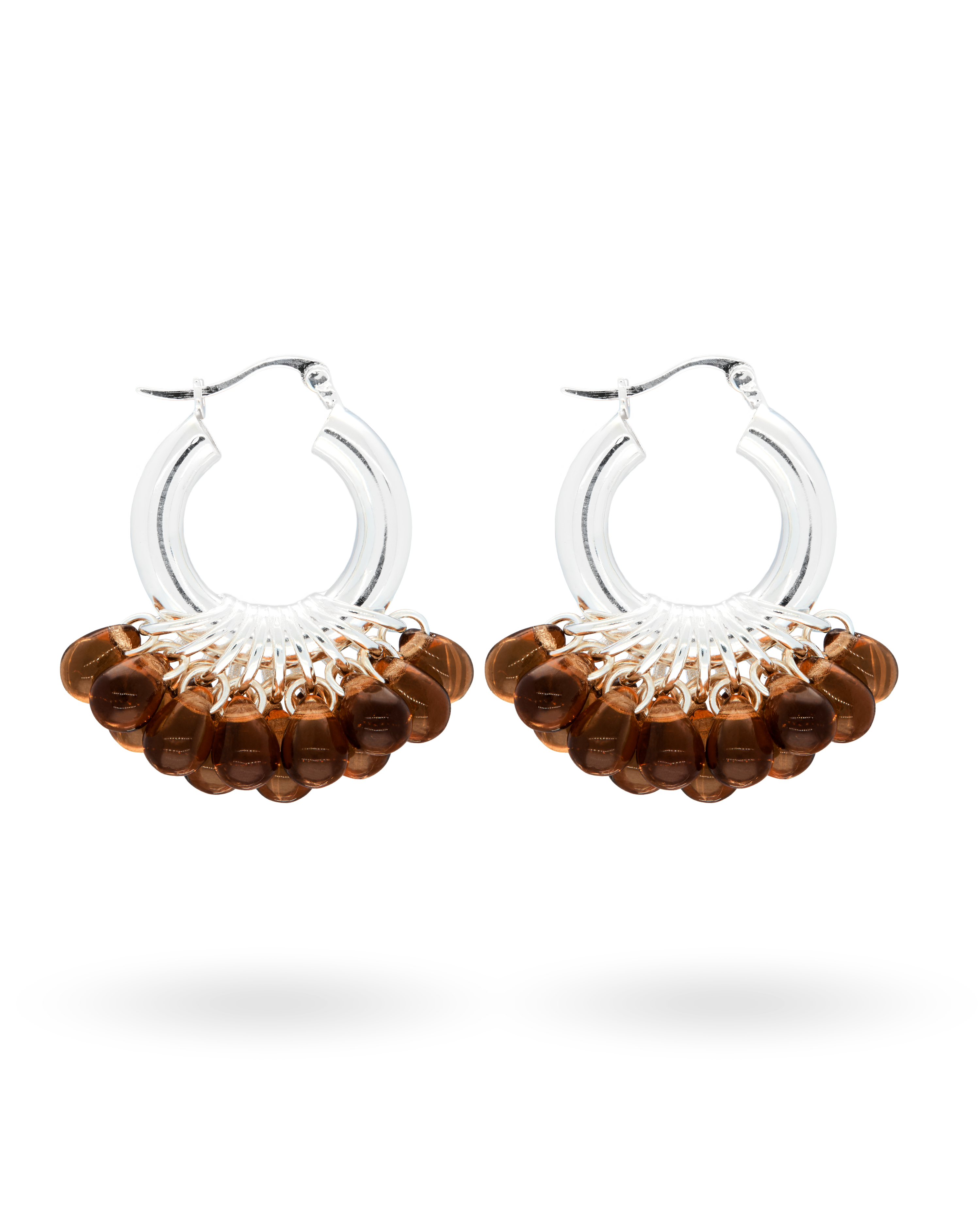 Choco Pops Earrings in Silver