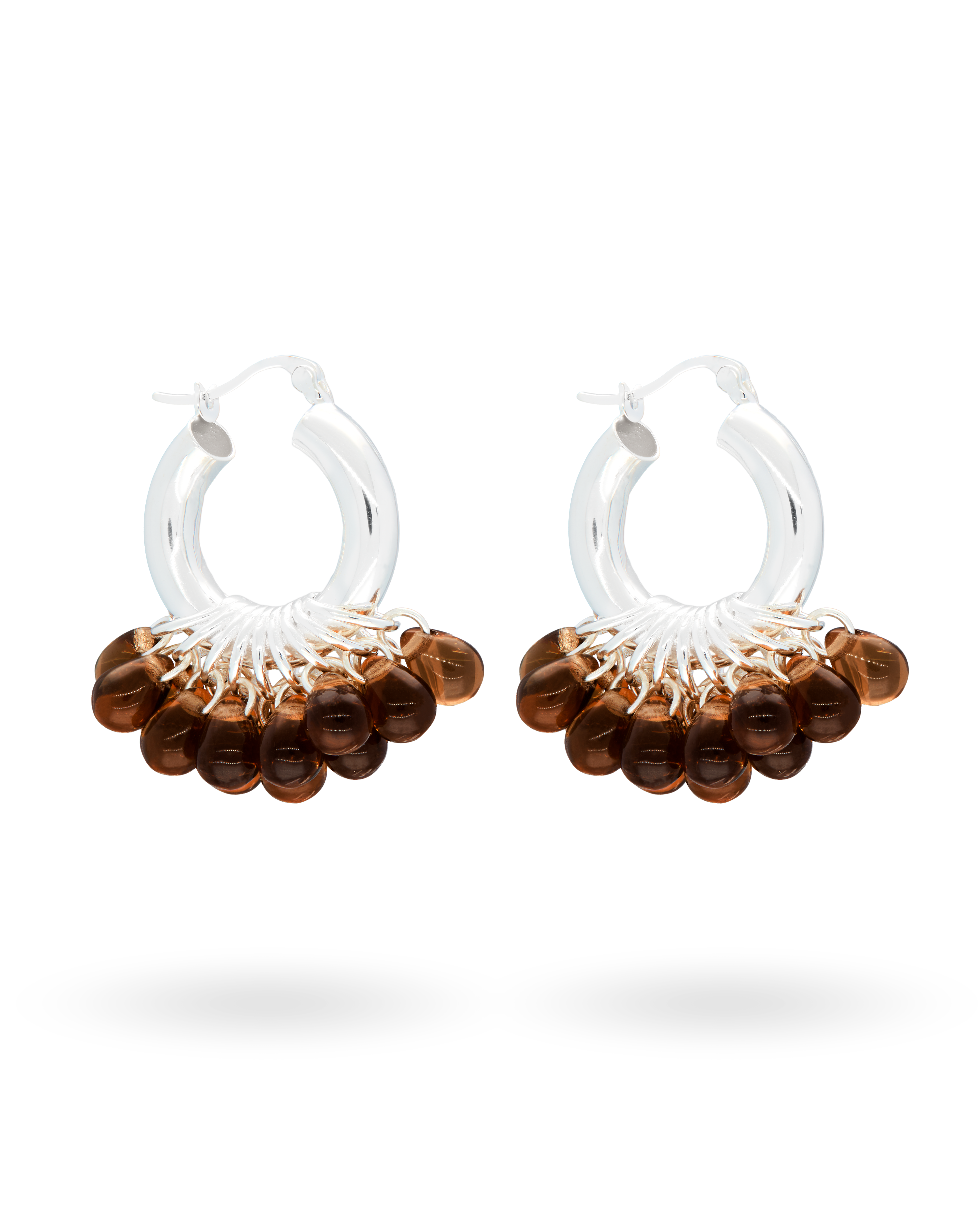 Choco Pops Earrings in Silver