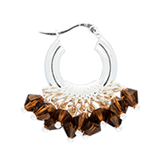 Mini Chocolicious Earrings in Silver