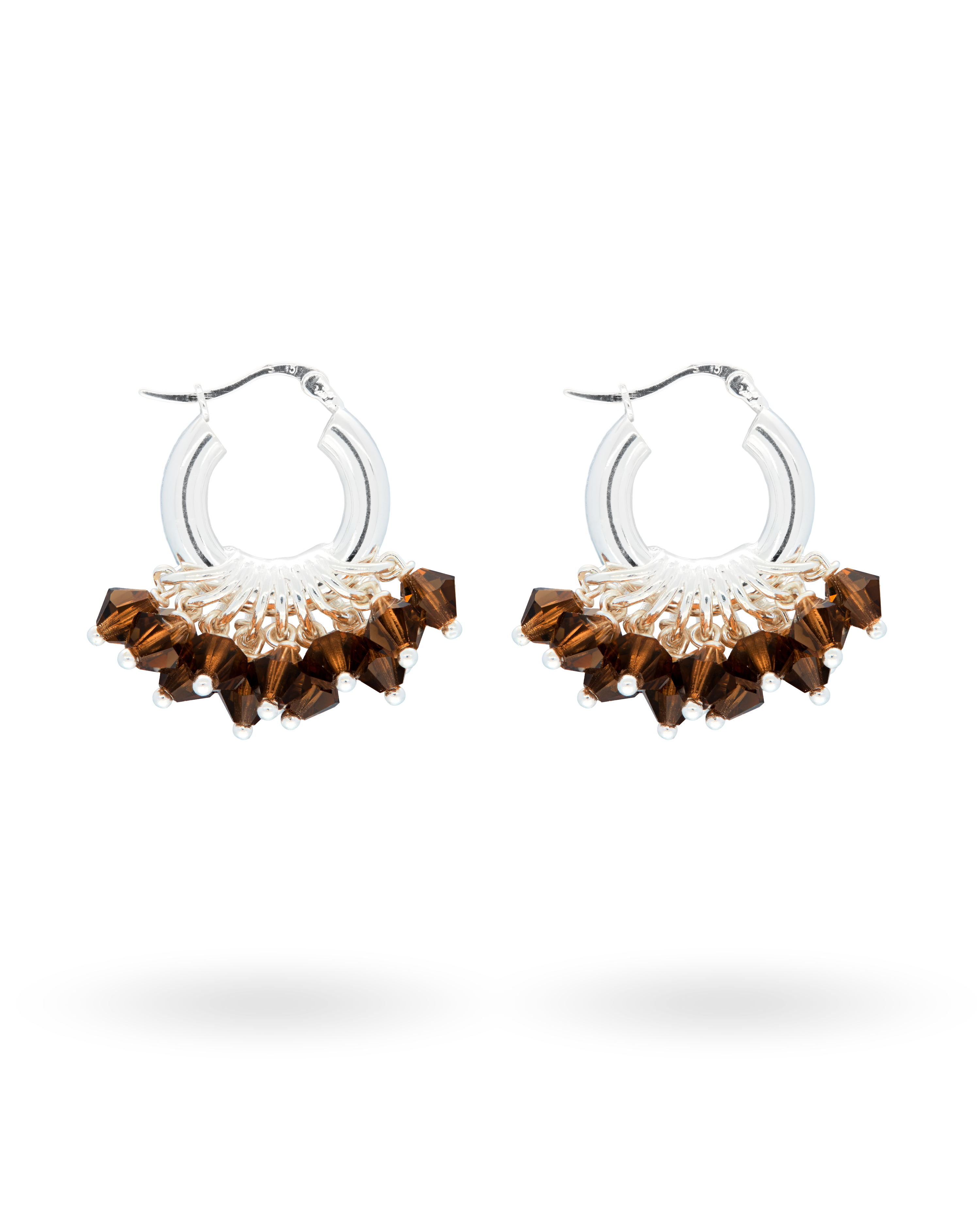 Mini Chocolicious Earrings in Silver