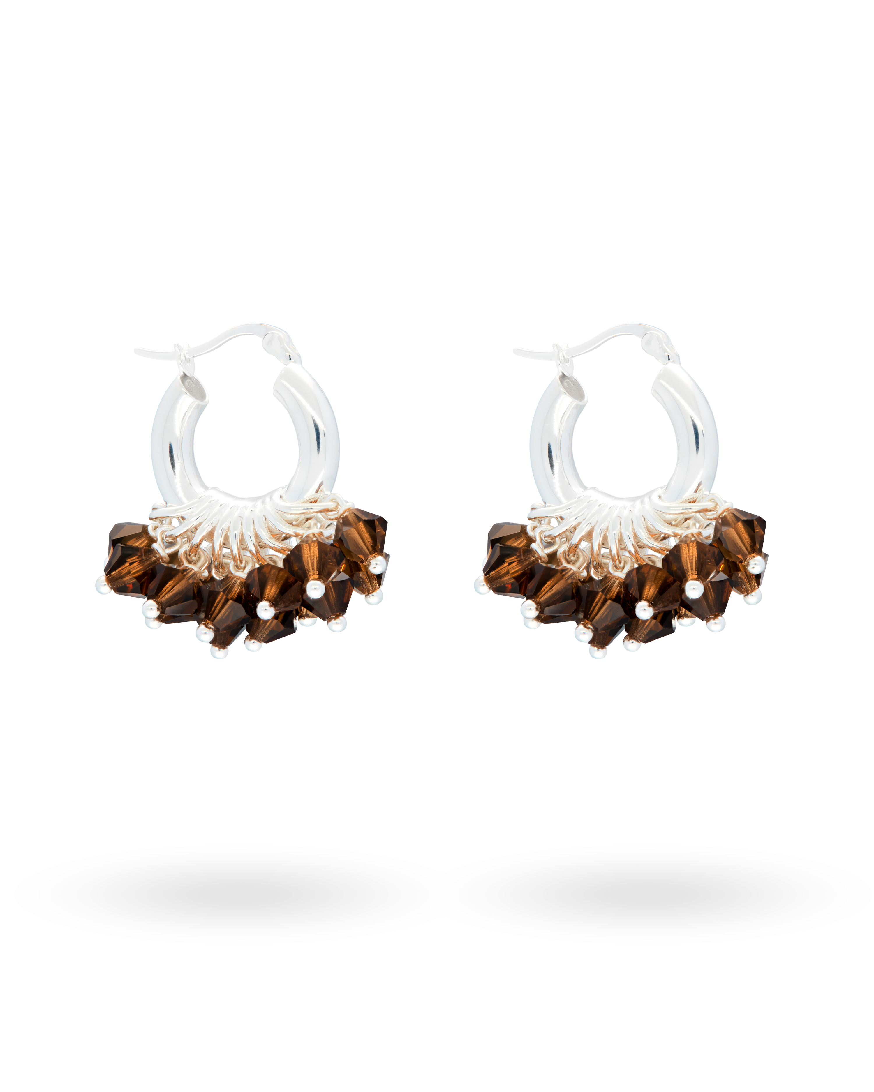 Mini Chocolicious Earrings in Silver