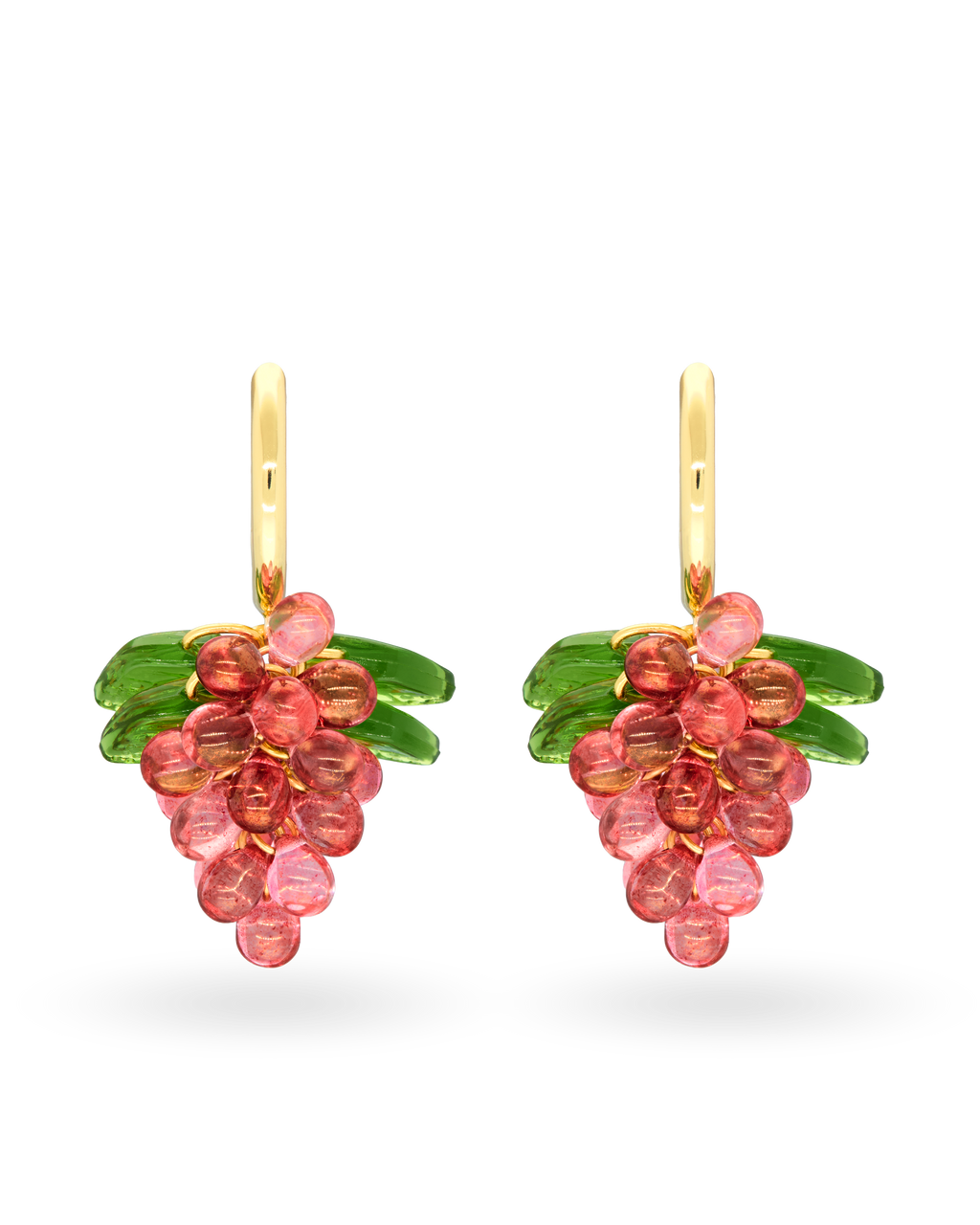 Raspberry Jelly Earrings