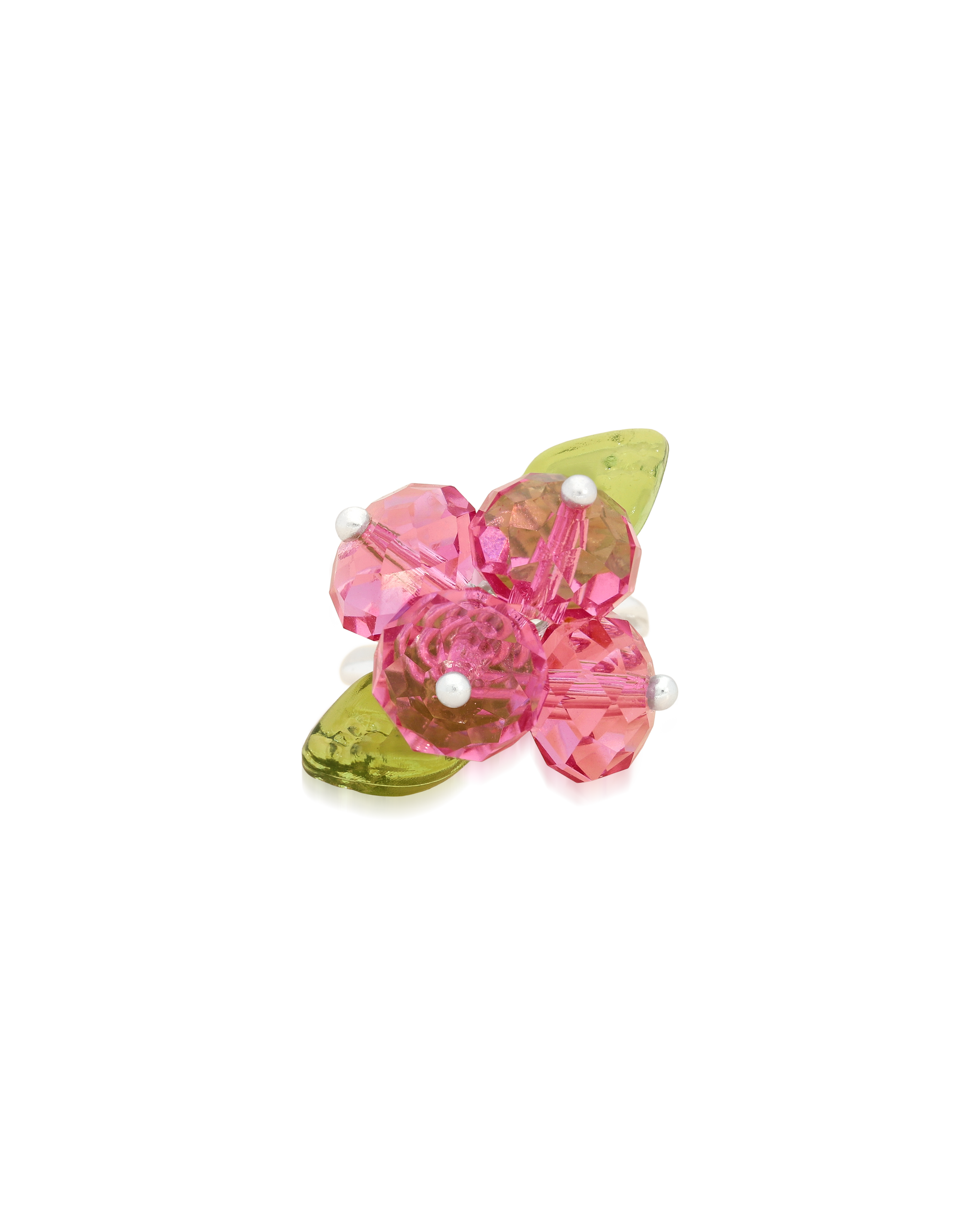 Rose Romance Earcuff in Silver
