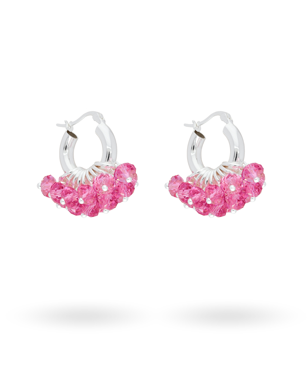 Mini Ma Chérie Earrings in Silver