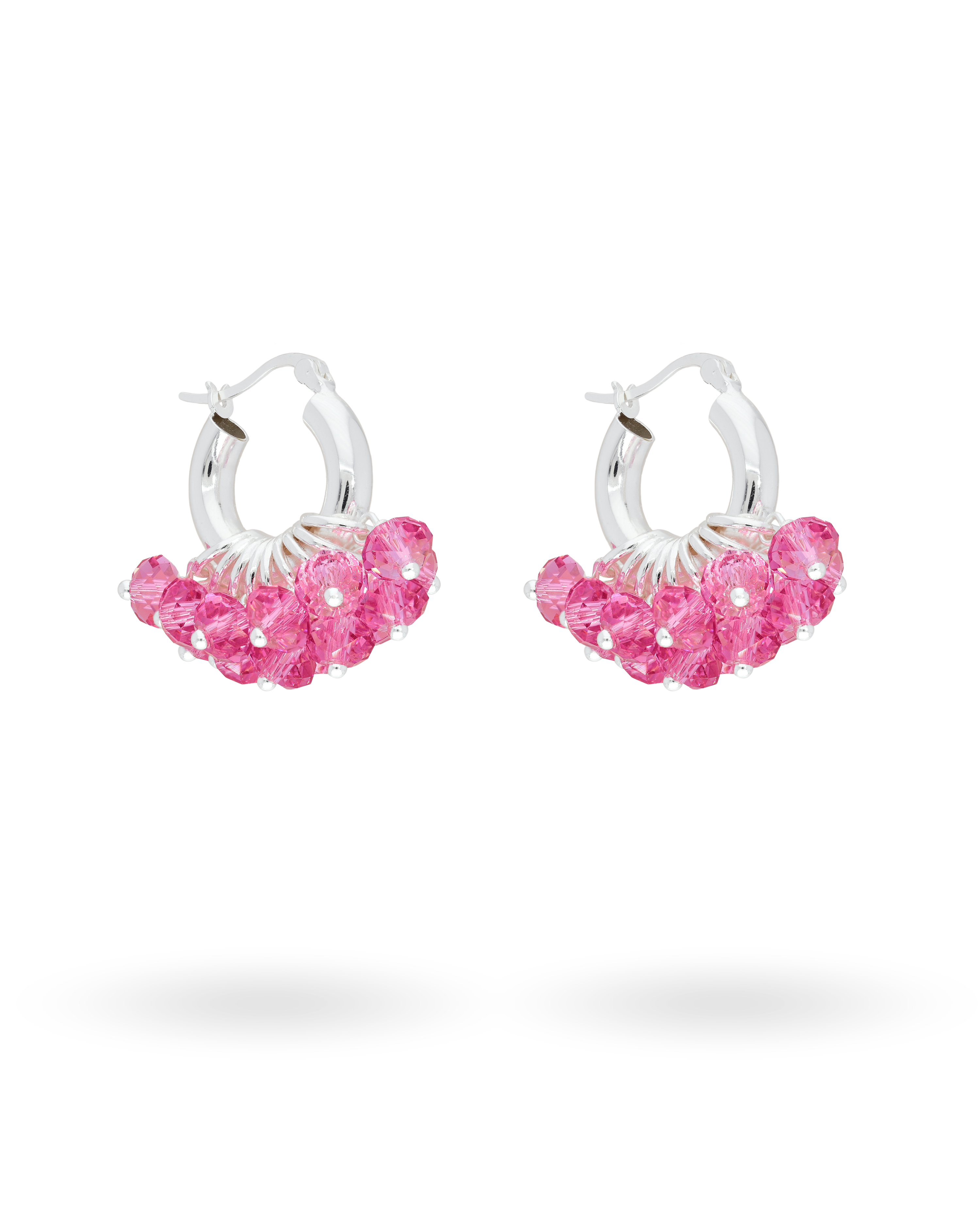 Mini Ma Chérie Earrings in Silver