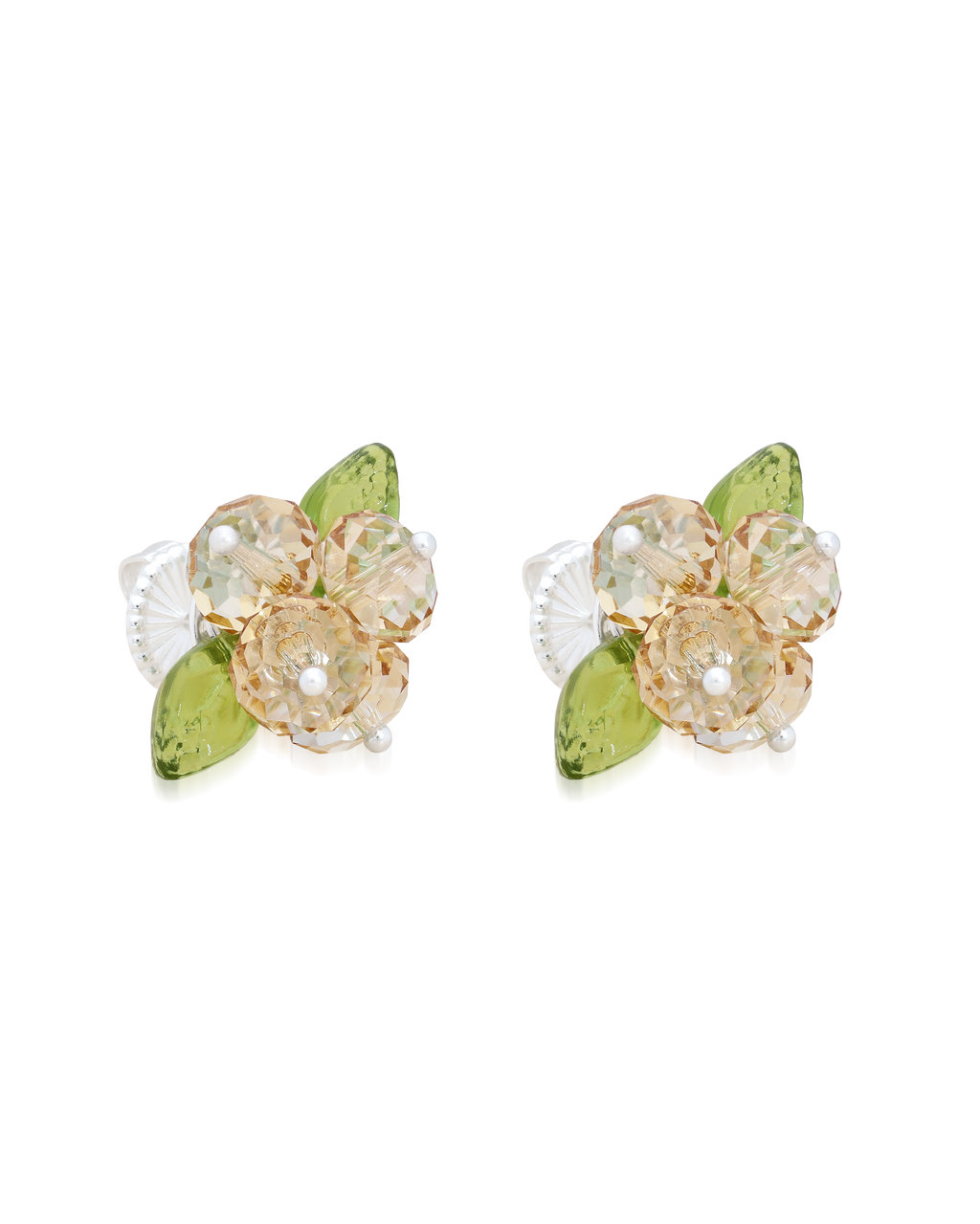 Vanilla Romance Earrings in Silver
