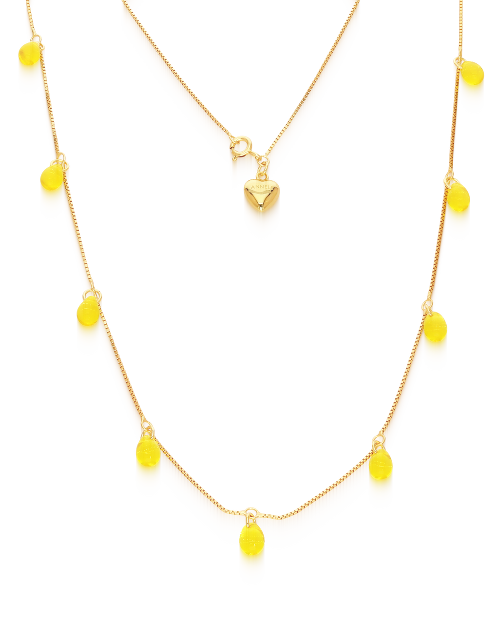Lemon Iced Tea Necklace