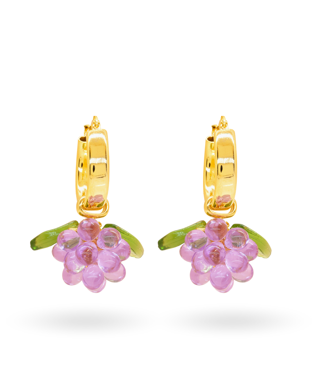Plum Puff Earrings