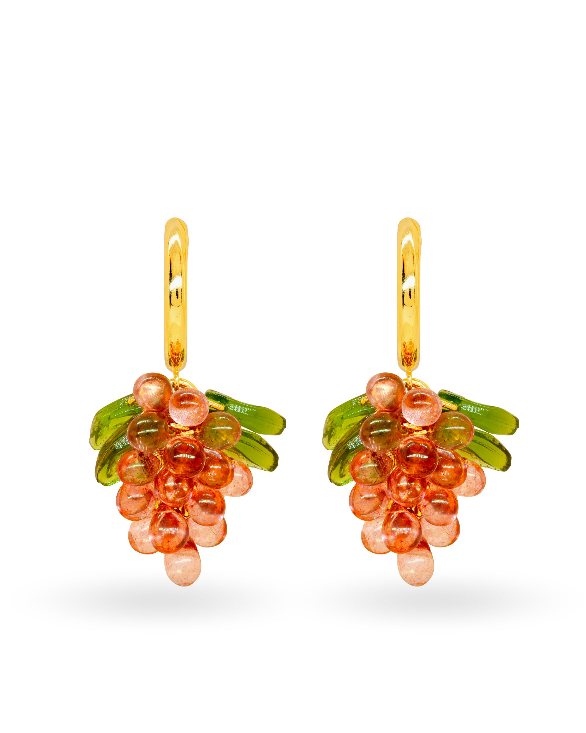 Raspberry Jelly Earrings