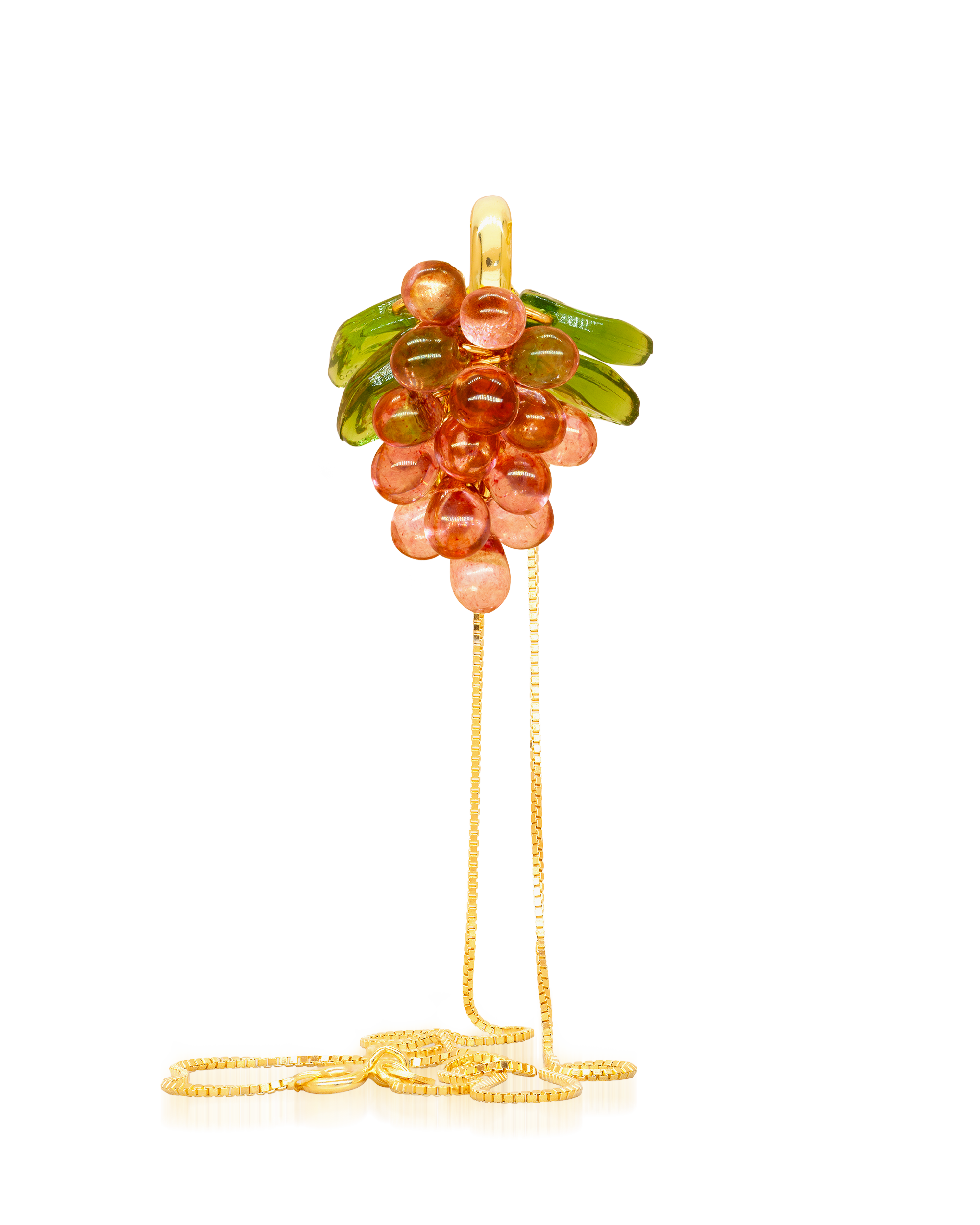 Raspberry Jelly Necklace