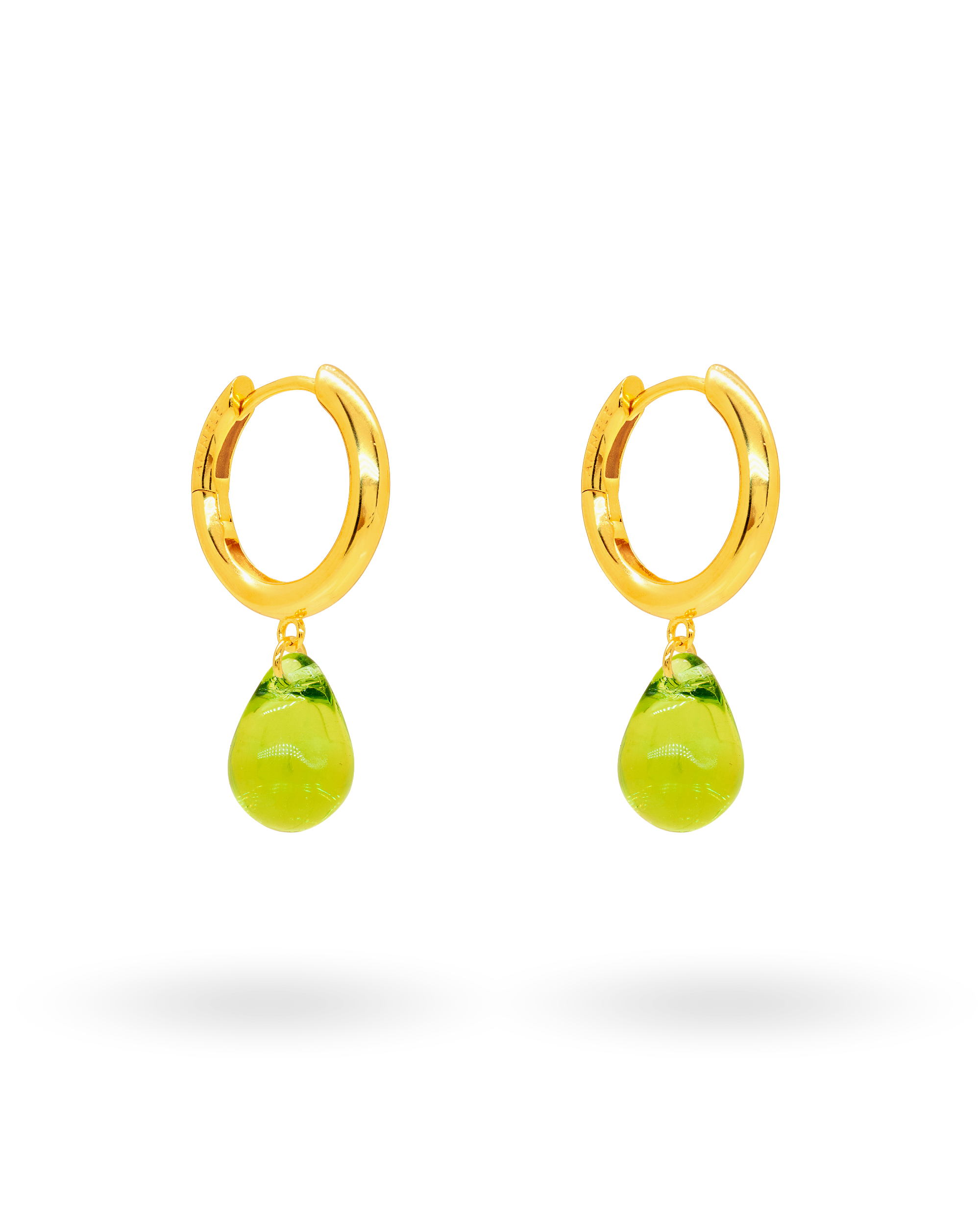 Sugar Drop Green Earrings