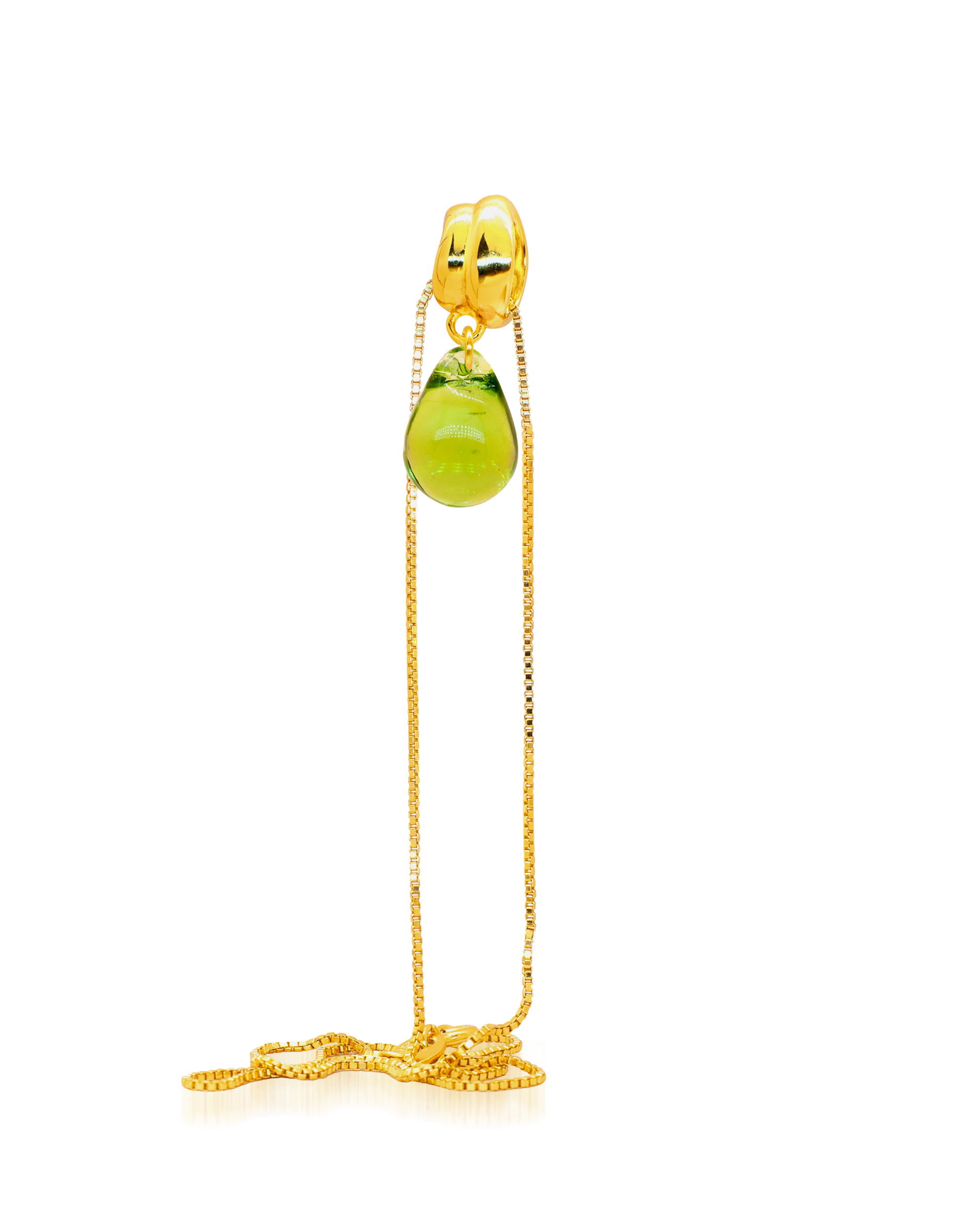 Sugar Drop Green Necklace
