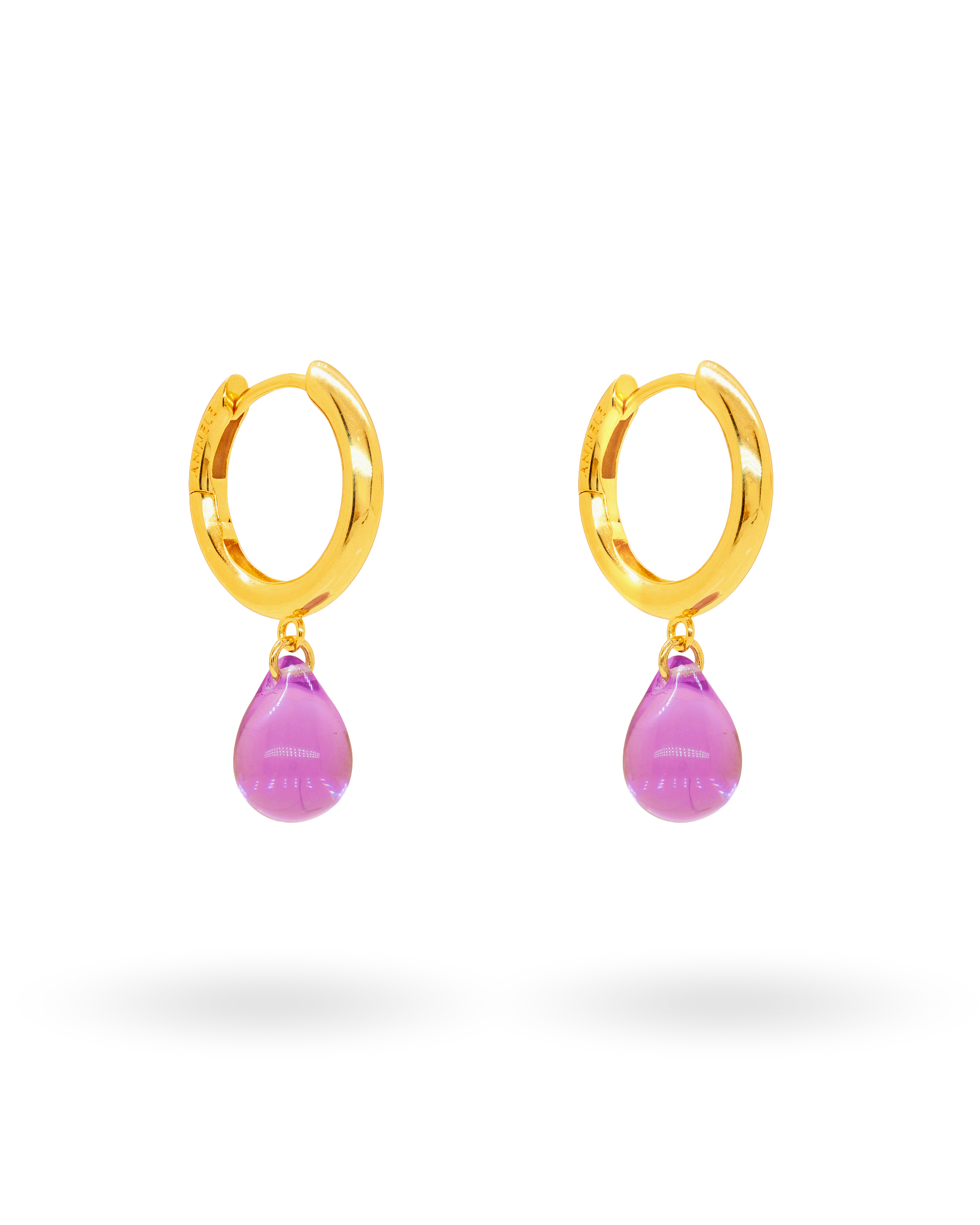 Sugar Drop Violet Earrings