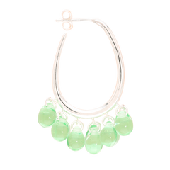 Apple Dew Earrings in Silver