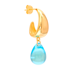 Aqua Drop Earrings