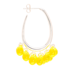 Banananess Earrings in Silver