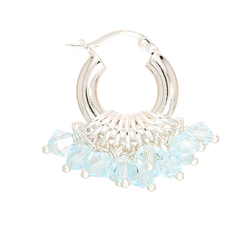 Mini Ice Ice Baby Earrings in Silver
