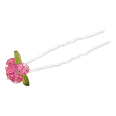 Rose Romance Hair Pin in Silver