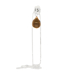 Sugar Drop Choco Necklace in Silver