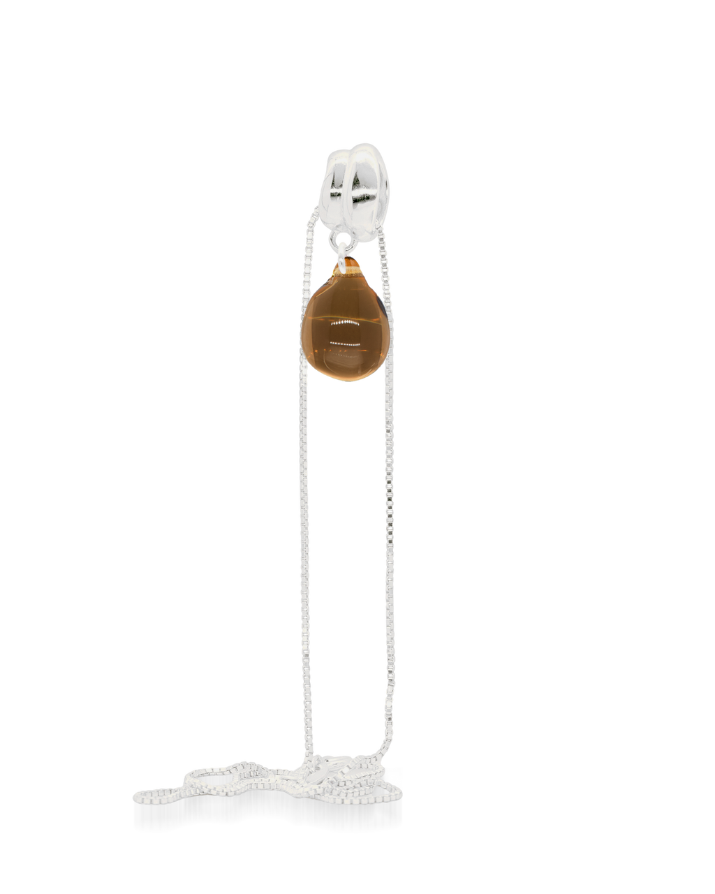 Sugar Drop Choco Necklace in Silver