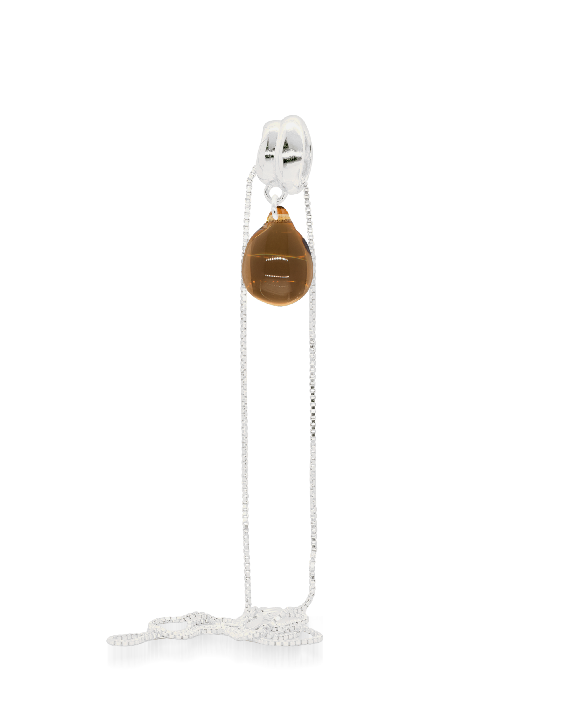 Sugar Drop Choco Necklace in Silver