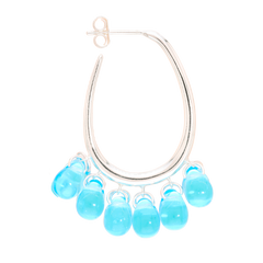 Surf's Up Earrings in Silver