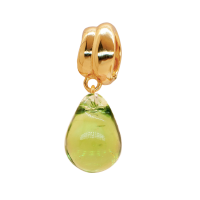 Sugar Drop Green Necklace