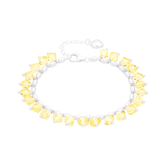 Fields of Gold Bracelet in Silver