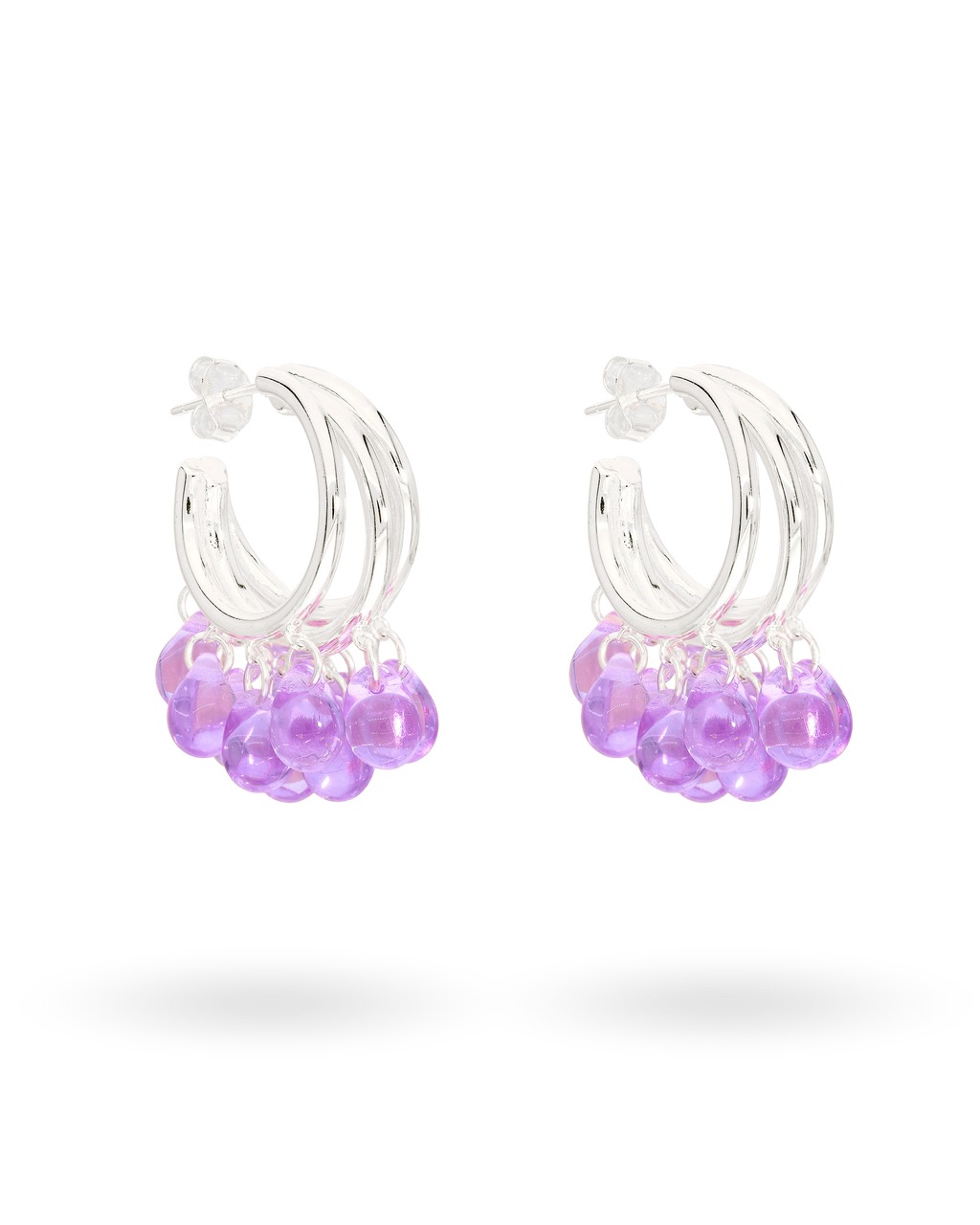 Amor Amor Earrings in Silver