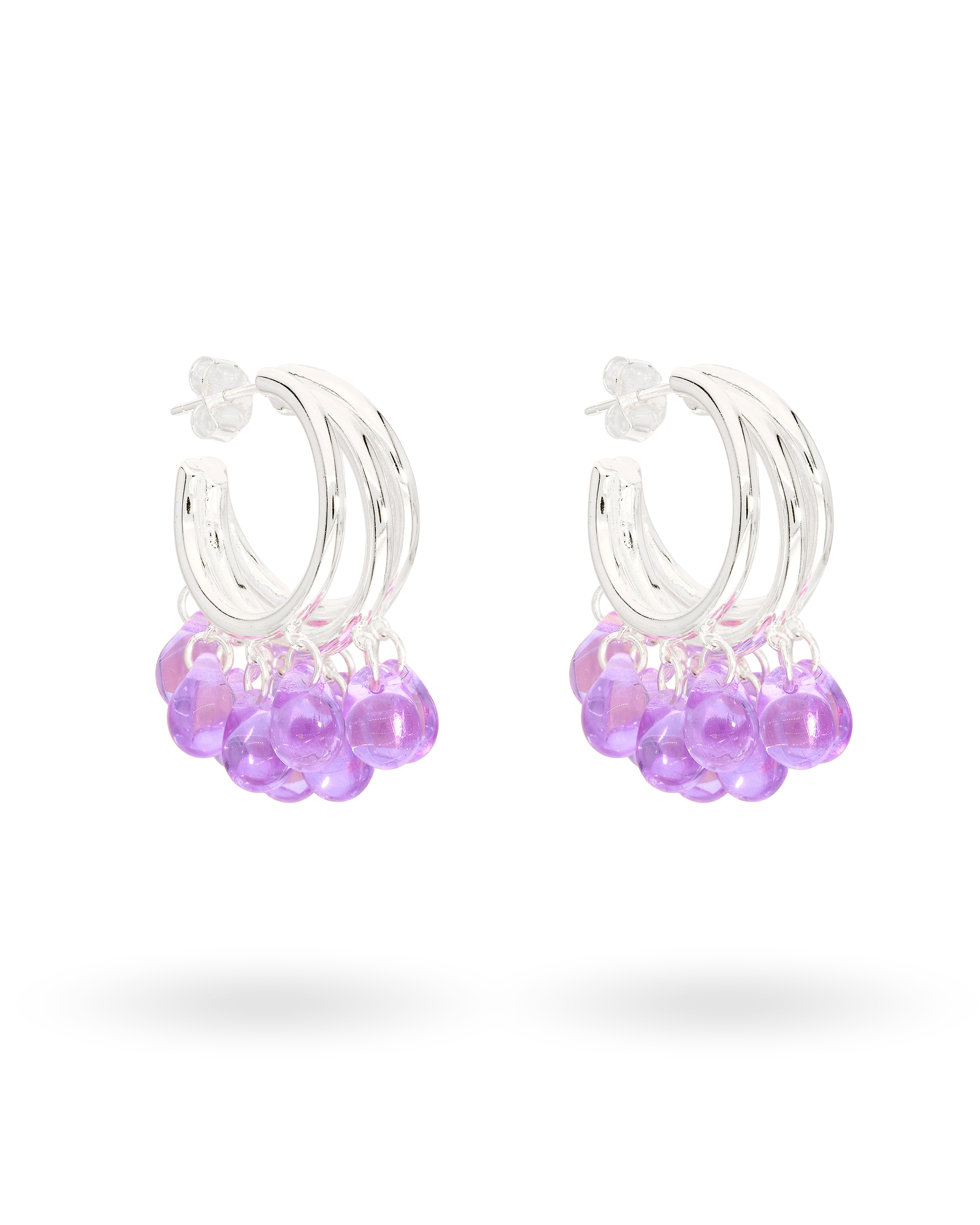 Amor Amor Earrings in Silver