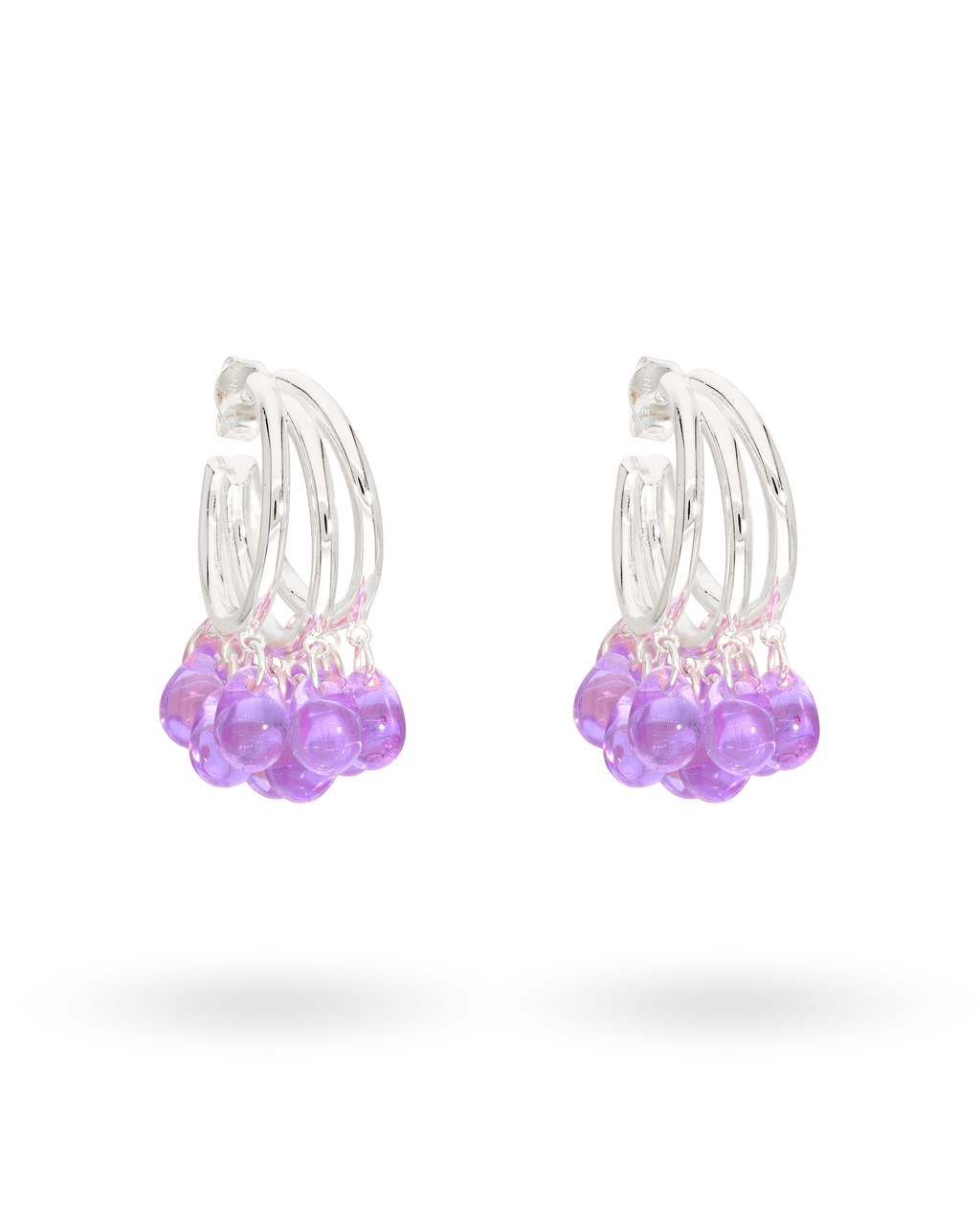Amor Amor Earrings in Silver