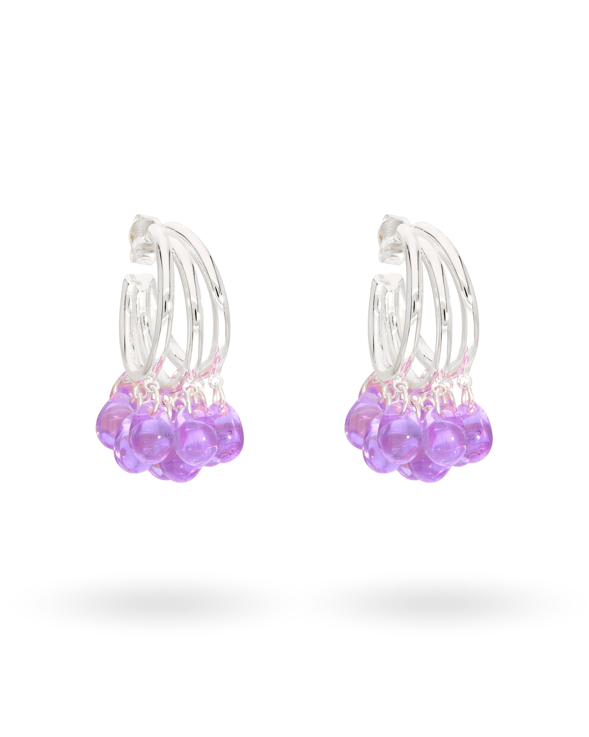 Amor Amor Earrings in Silver